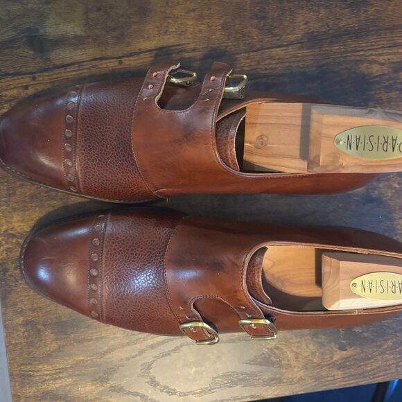 Joseph Cheaney Fine Buckle Leather Shoes Size 9D